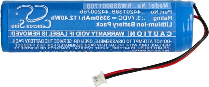 Vervangende Batterij - Oplaadbare Accu - Duikcomputer Gebruik - Hoge Capaciteit - 3350 mAh - Zwart
