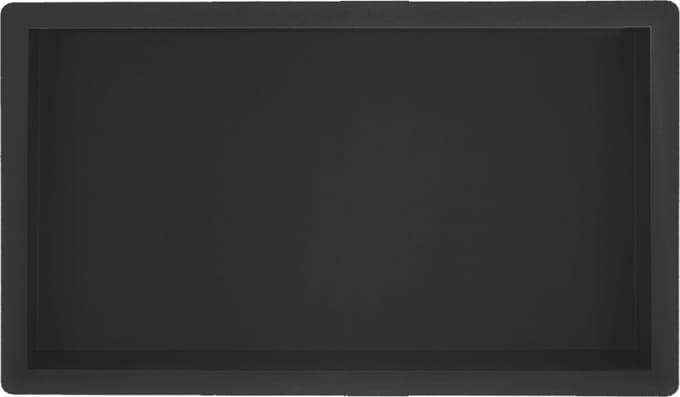 Sub Sunk inbouwnis 30 x 60 x 7 cm, mat zwart