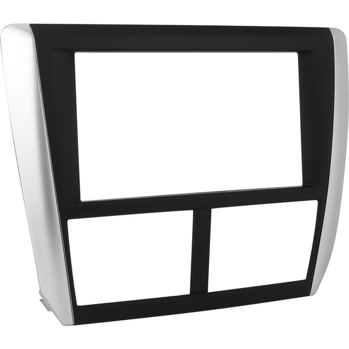 Autoradio Fasciaplaat Paneel Frame Dashboard Bezel Kit Past voor Subaru Forester gray