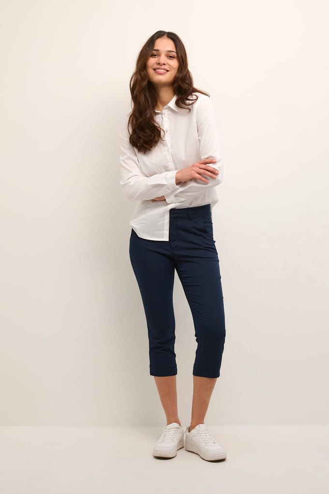 Kaffe KAlea Capri Pants Dames Broek - Maat 42