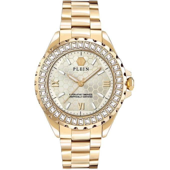 Philipp Plein - Dames Horloge Heaven Rock Couture - Goud