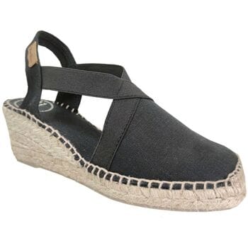 Toni Pons Ter Dames Espadrilles Negre |  Zwart | Linnen | Maat 37