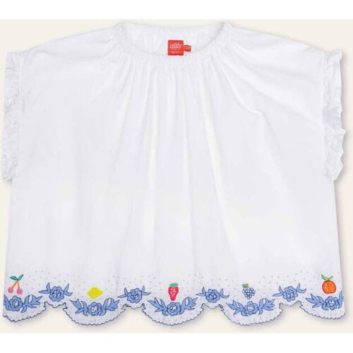 Oilily Bazar Blouse- maat116/6yr Turtle Dove