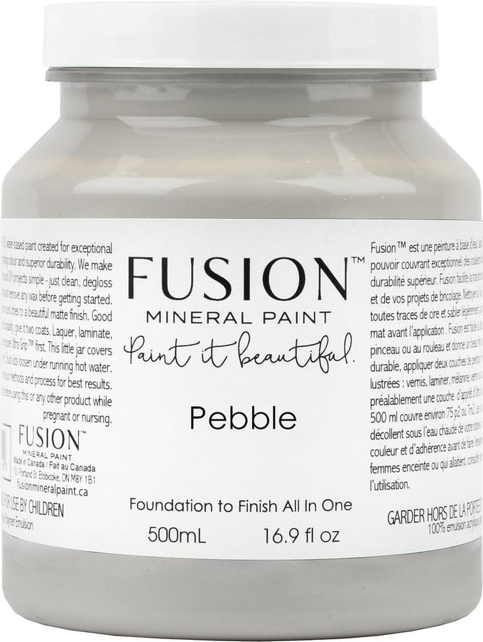 Fusion mineral paint - acryl verf - meubelverf - grijs - pebble - 500 ml