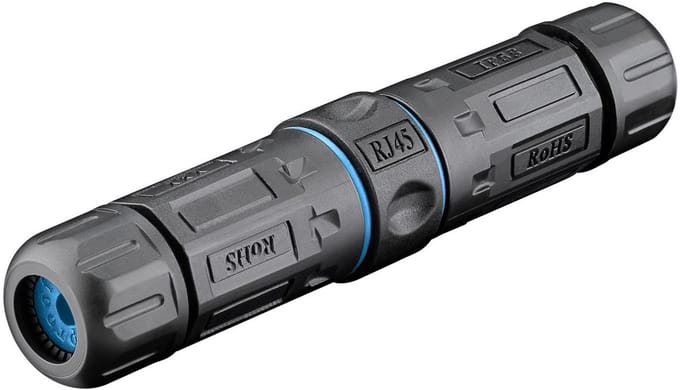 RJ45 koppelstuk | STP | CAT6a | Outdoor IP68
