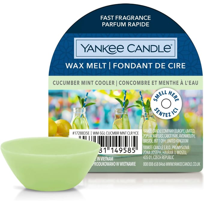 Yankee Candle Wax Melt Cucumber Mint Cooler 22 g