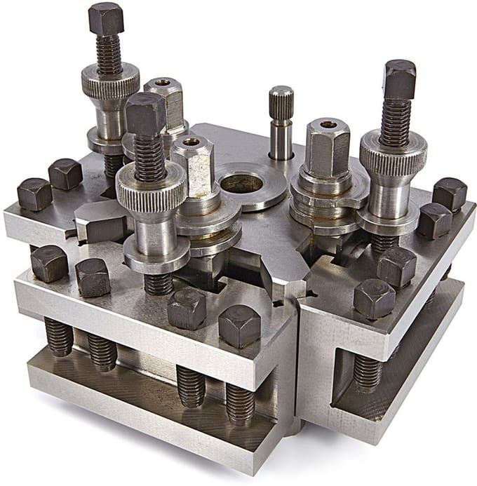 HBM G snelwisselhouder model Dixon 20 x 20 mm, 38,5 mm breed, 48,5 mm hoog, 98 mm lang