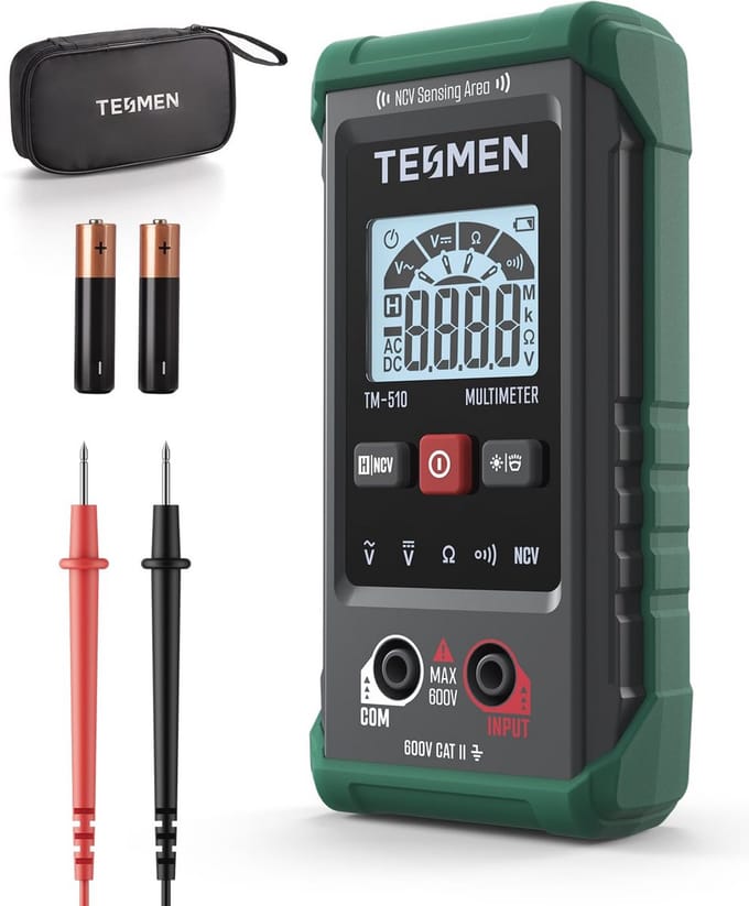 Digitale Multimeter met Automatisch Meetbereik en Contactloze Spanningsdetectie