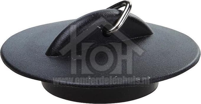 Dps Plugstop zwart + rand 38.5mm DHZ 721032
