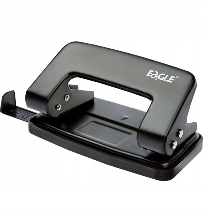 Eagle 709 R Perforator Zwart - 8 putjes, 6 mm gatdiameter
