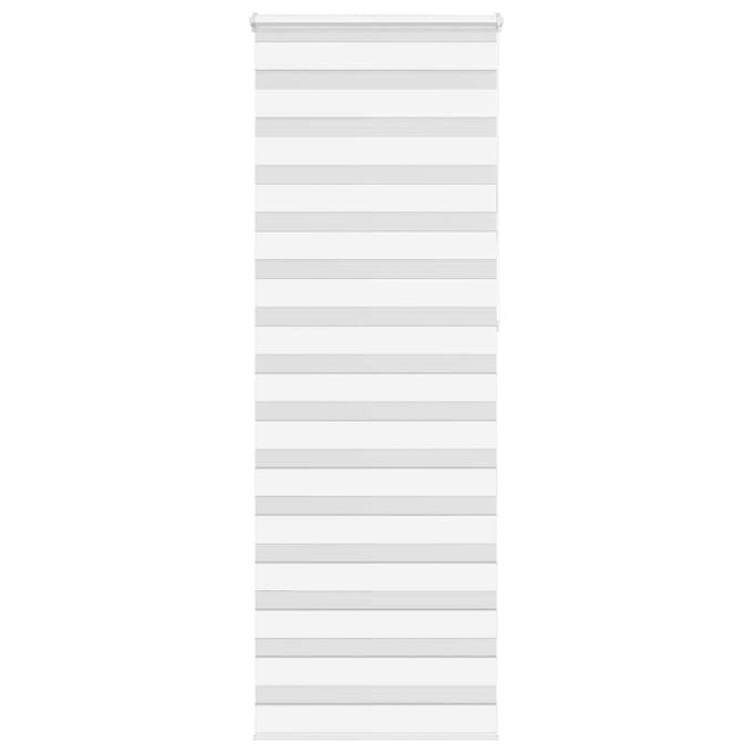 vidaXL - Zebra - rolgordijn - 75x230 - cm - stofbreedte - 70,9 - cm - polyester - wit