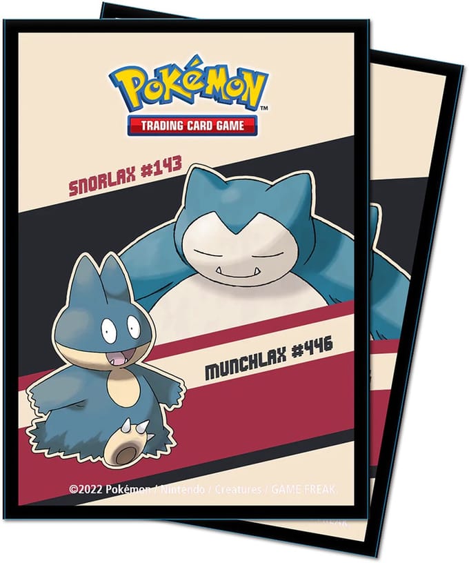 Ultra Pro Pokemon TCG Standard Size Deck Protector Sleeves-Snorlax & Munchlax (Diversen) Nieuw