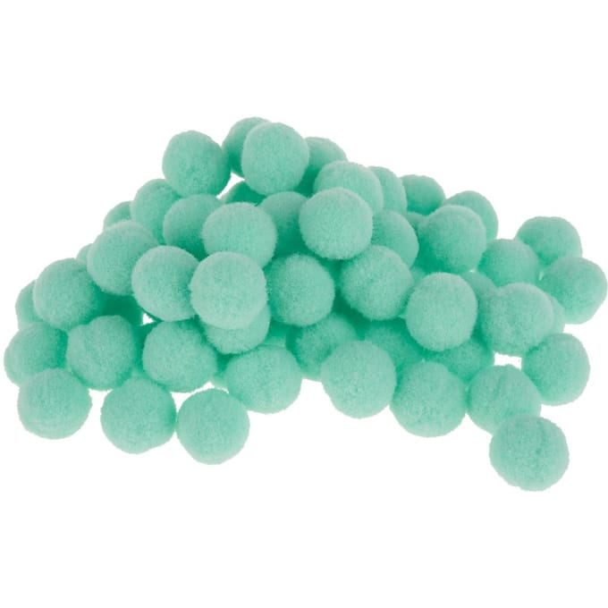 VBS Pompons, 15 mm, 60 stuks - Mint