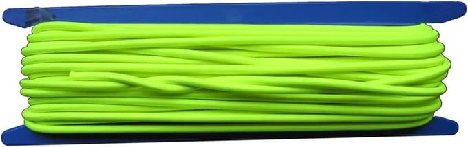 Rubberen Touw - Expander Koord - Buitenactiviteiten - Fluorescerend Effect - 20 Meter 5 mm - Neon Geel