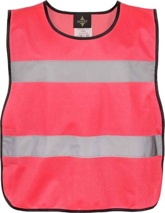 KX102 Korntex Veiligheid Poncho Kind - Maat XS (3-4 jaar) – Neon Roze
