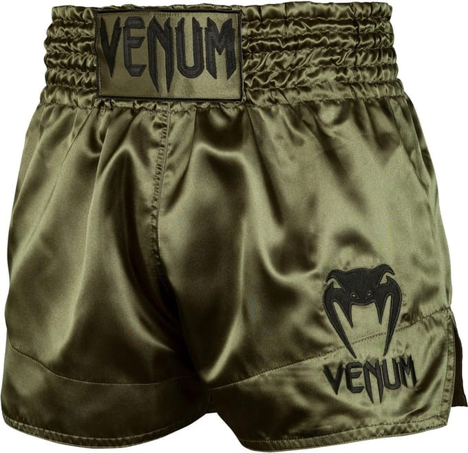 Venum Kickboks Broekjes Classic Muay Thai Shorts Khaki - XS