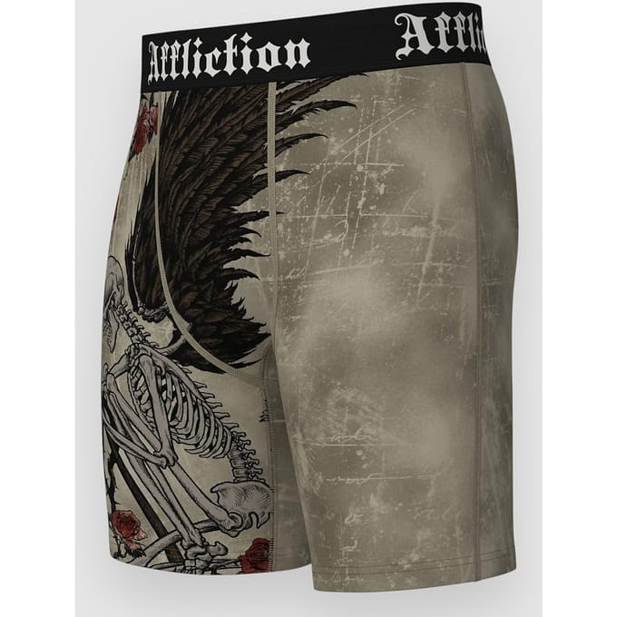 Affliction Winged Reaper Boxershorts bruin