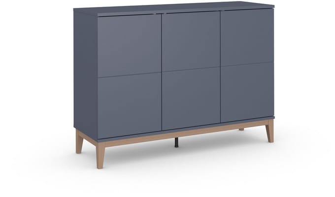 Pelle-Dressoir - 3-deuren - Grijs
