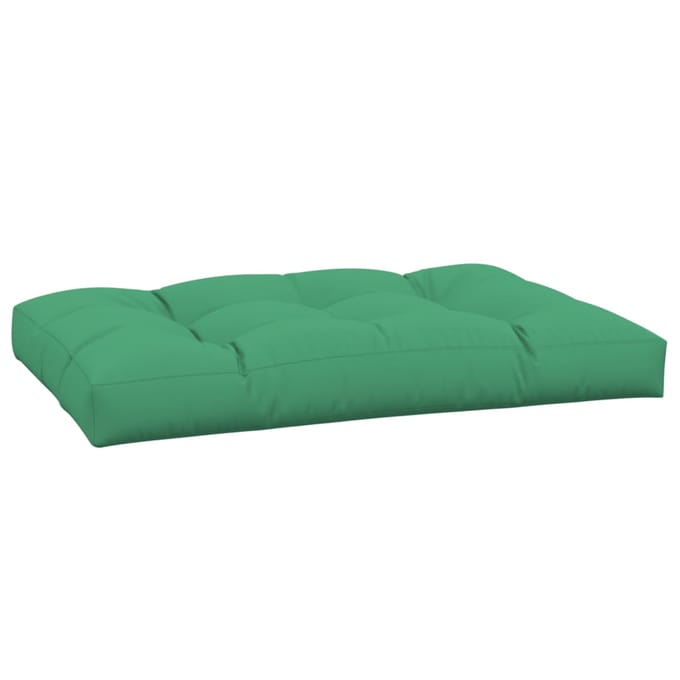 vidaXL - Palletkussen - 120x80x12 - cm - stof - groen