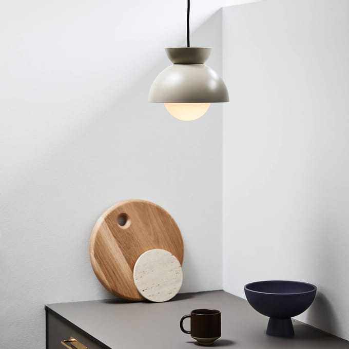 FRANDSEN Vlinder hanglamp, grijs, Ø 29 cm