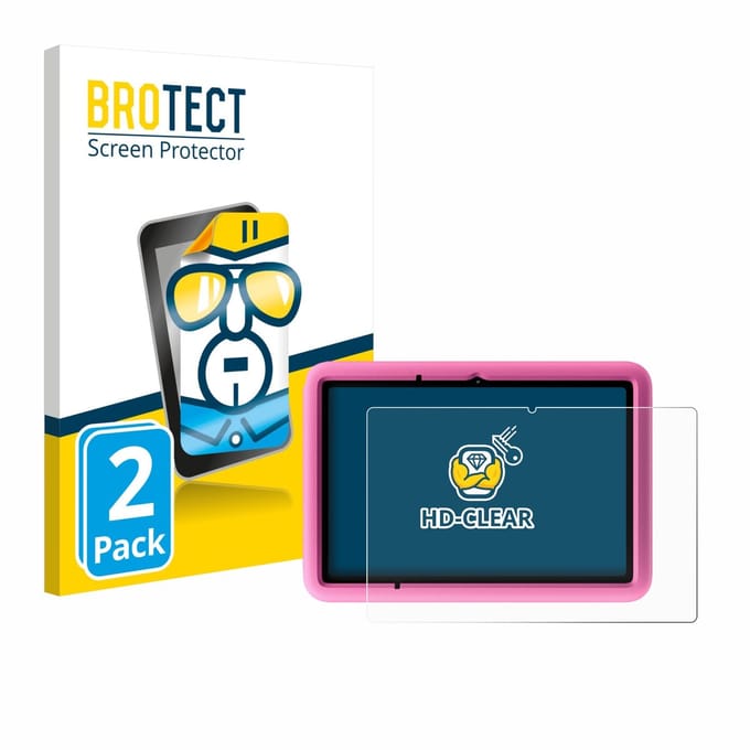 BROTECT - Screenprotector voor Blackview Tab A6 Kids - Folie Beschermfolie transparant 2 Stuks