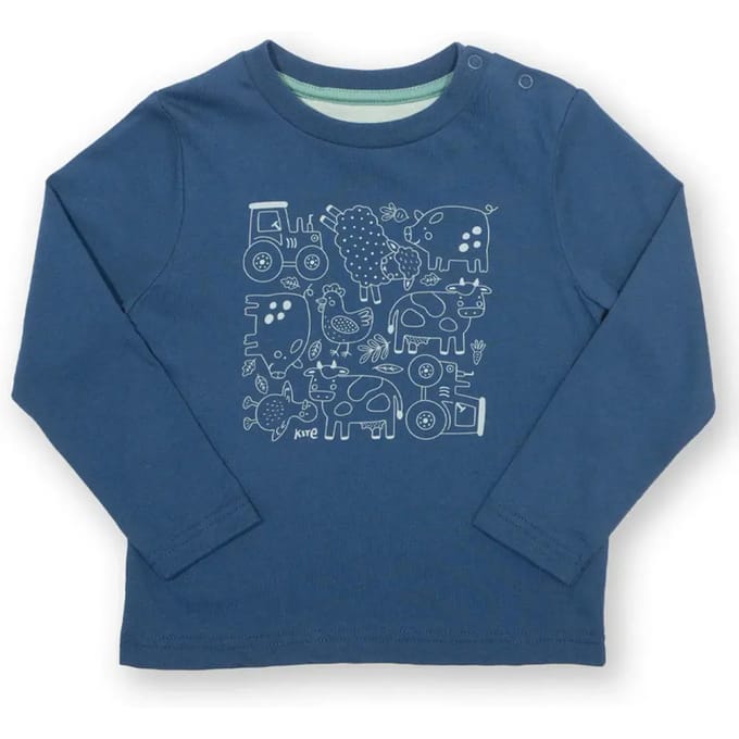 Kinder-T-shirt met lange mouwen Kite Farmtime