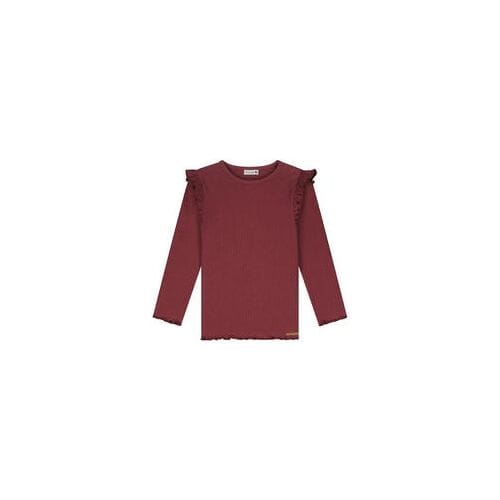 Prénatal peuter shirt ruffle Dark Wine Red 92 dames