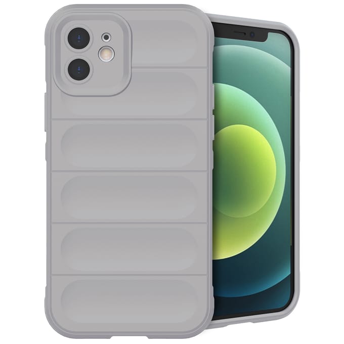 imoshion EasyGrip Backcover voor de Apple iPhone 12 - Grijs