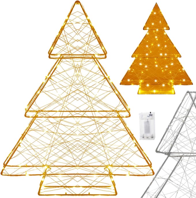 Springos LED Kerstboom | 60 cm | 100 LED | Multicolor