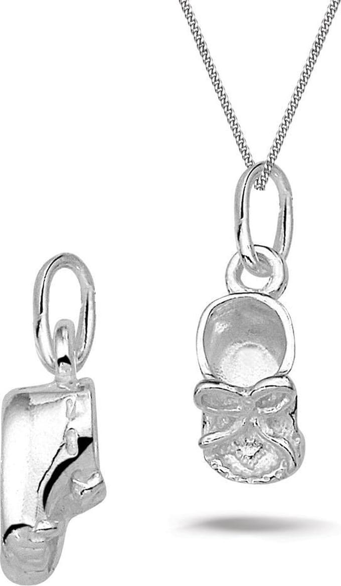 Montebello Ketting Babyshoe - 925 Zilver - 5x15mm - 45cm