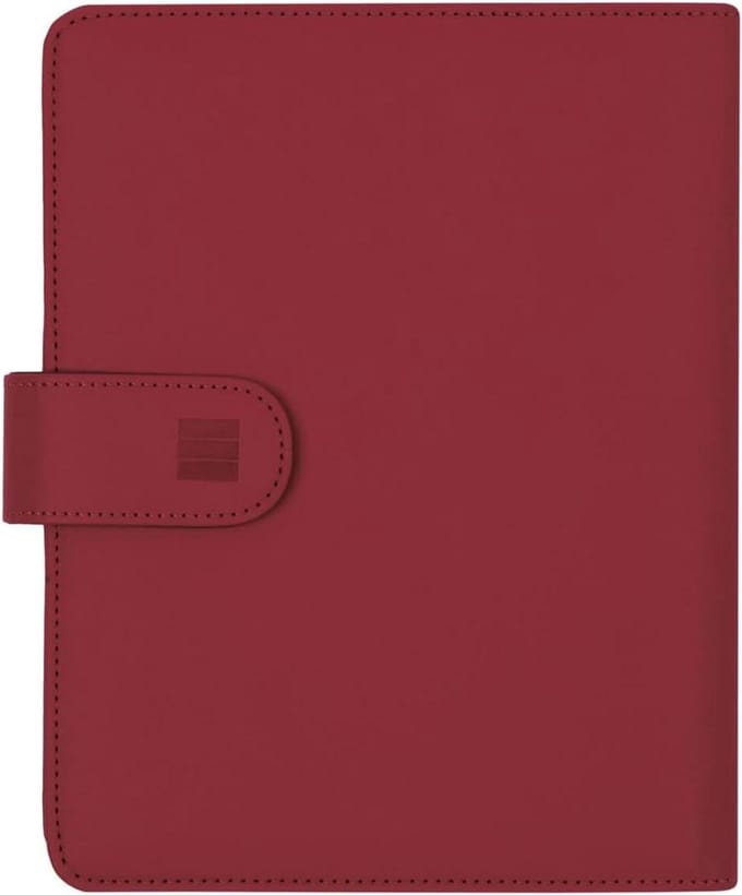 Dagplanner Ringband - Weekoverzicht Organizer - Persoonlijke Organisatie - 2 Jaar Plan - 16.5 x 21 cm - Bordeaux
