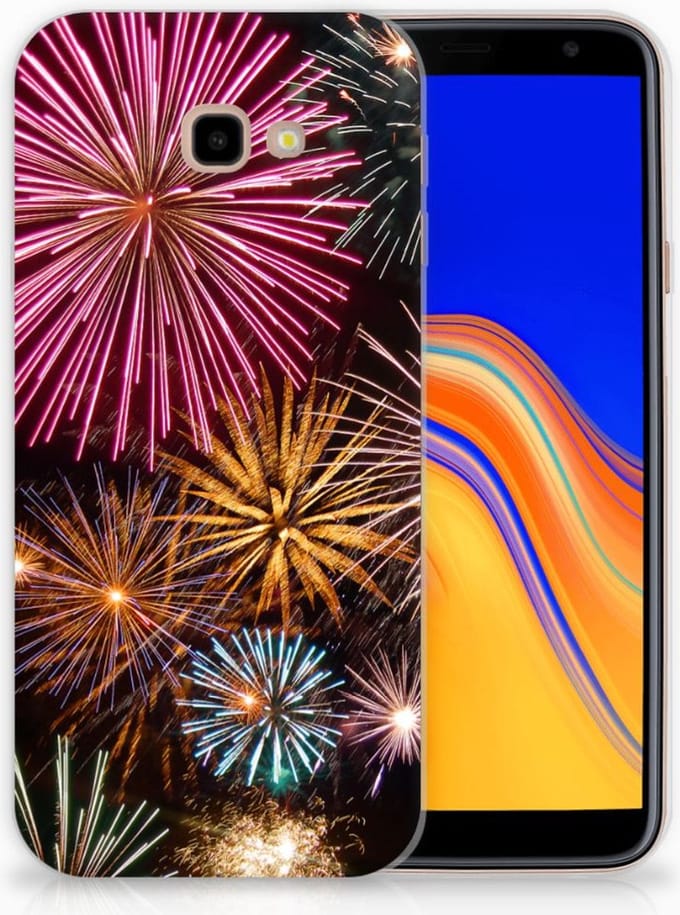 Samsung Galaxy J4 Plus (2018) Silicone Back Cover Vuurwerk