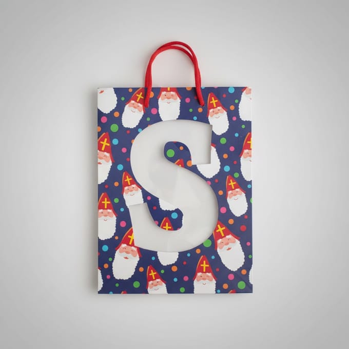 Geschenktüte Nikolaus mit Fenster