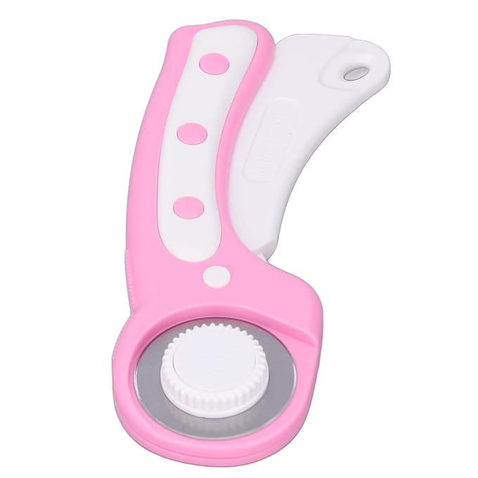 Rotary Cutter Set met A4 Onderlegplaat Vilten Tas 5 Vervangbare Mesjes RVS 45mm Rotary pink