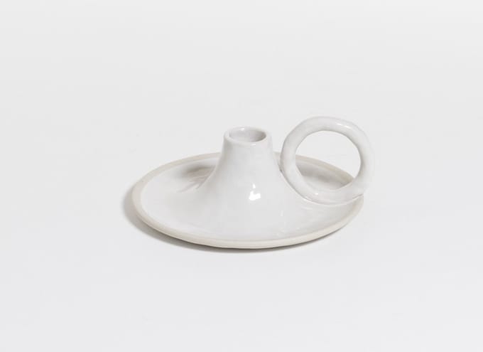 The Table Amsterdam Atelier Kandelaar - Milk - Ø 14,5 cm - H6 cm