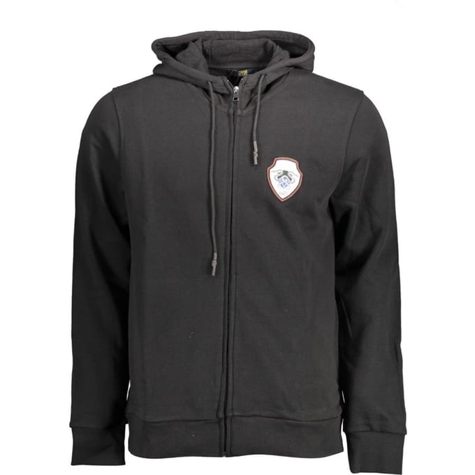Hoodie met Rits en Geborduurd Logo