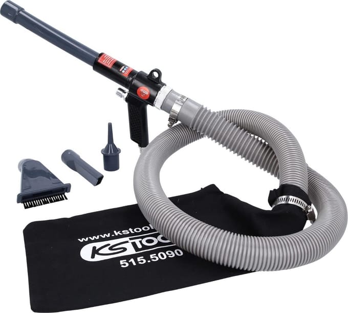 Pneumatisch Zuigpistool 145mm - Multifunctioneel met Verstevigde Stofzak