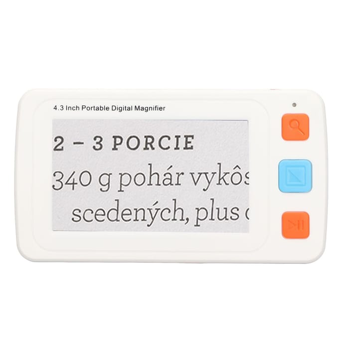 YS010 Digitale Leesloep Draagbare Elektronische Video Vergrootglas Leeshulp met 4,3in EU Plug