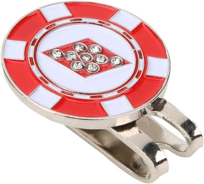 Golf Bal Markering - Hoed Clip - Golfen Op De Baan - Sterk Magnetisch Ontwerp