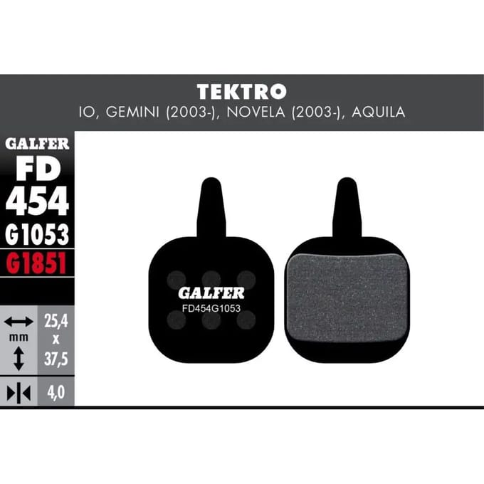 Remblok Galfer Tektro Io, Gemini, Novela, Aquila