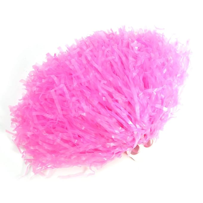 8 Kleuren 2 stuks Modieuze Cheerleader Pompons Sportfeest Dansaccessoires Pinkish