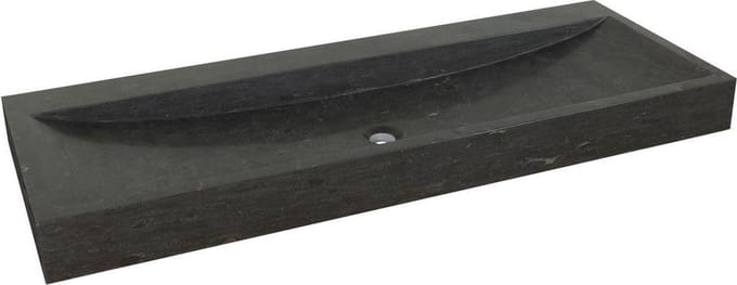 Chinees Bluestone Wastafel BE-004 zonder kraangat 10x45x120cm