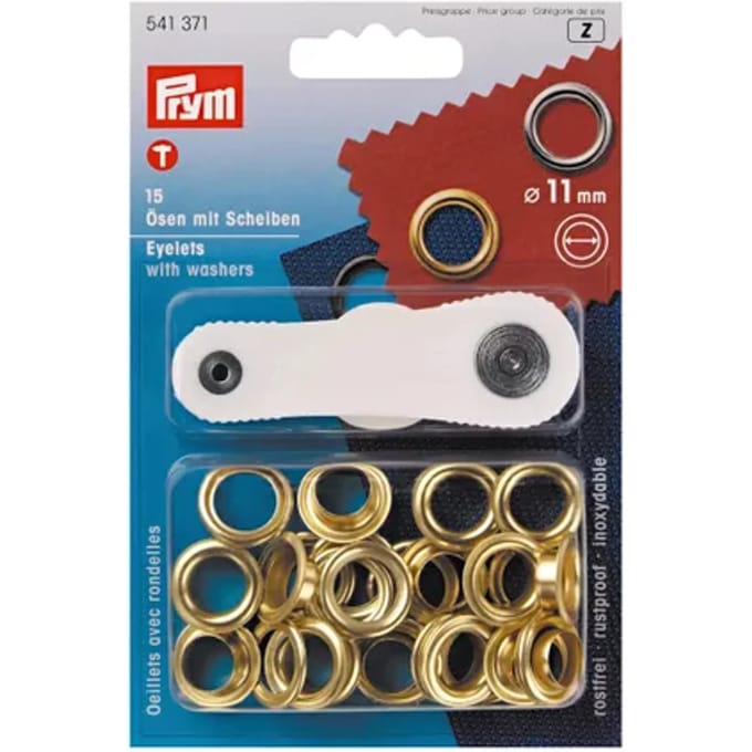 Set Van 15 Prym Messing Ringen – Ø 11 Mm