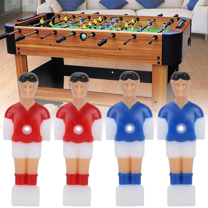 Tafelvoetbalspeler Voetbalspellen Mini Humanoïde Plastic Pop Tafelvoetbalmachine Accessoire black