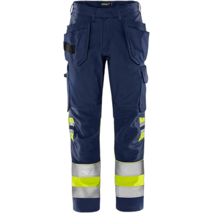 Hoog zichtbare werkbroek klasse 1 Fristads Green 2640 GPLU