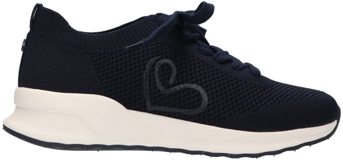 La Strada Sneaker Donker Blauw Textiel - Damesschoenen - Maat - 42