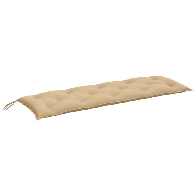 vidaXL - Tuinbankkussen - 150x50x7 - cm - stof - gemêleerd - beige