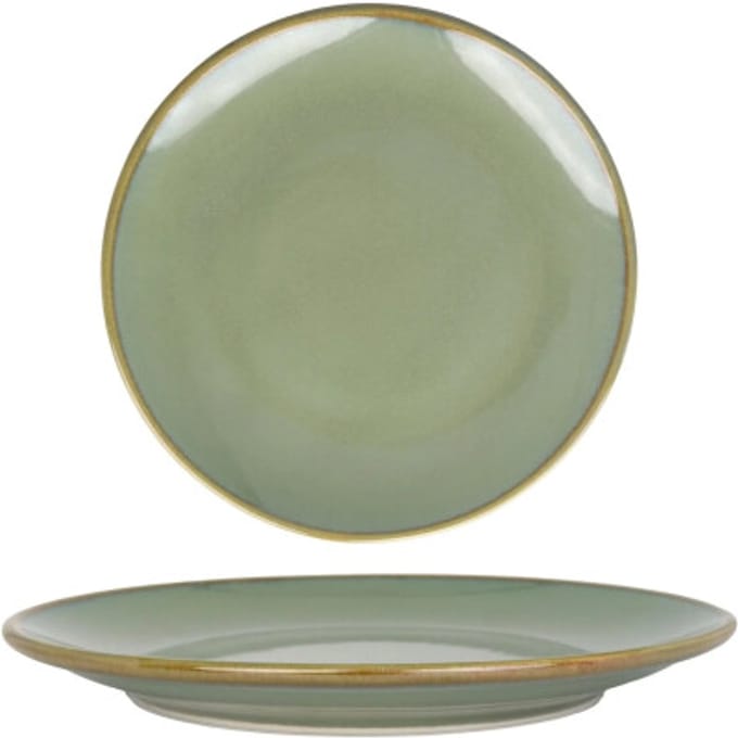 Bonna Dinerbord - Sage Hygge - Porselein - 25 cm - set van 6