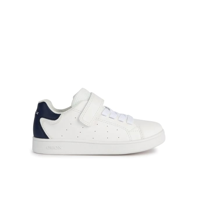 GEOX ECLYPER TIENERS Sneakers - WIT/NAVY BLAUW - Maat 39