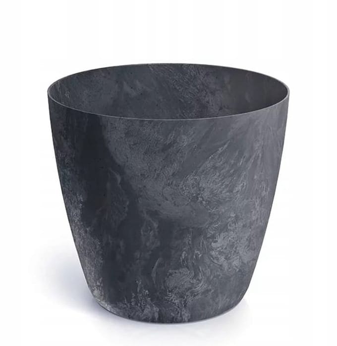 Prosperplast Mate Beton Effect - Bloempot - Antraciet - 11,9 cm - Gemaakt van kunststof